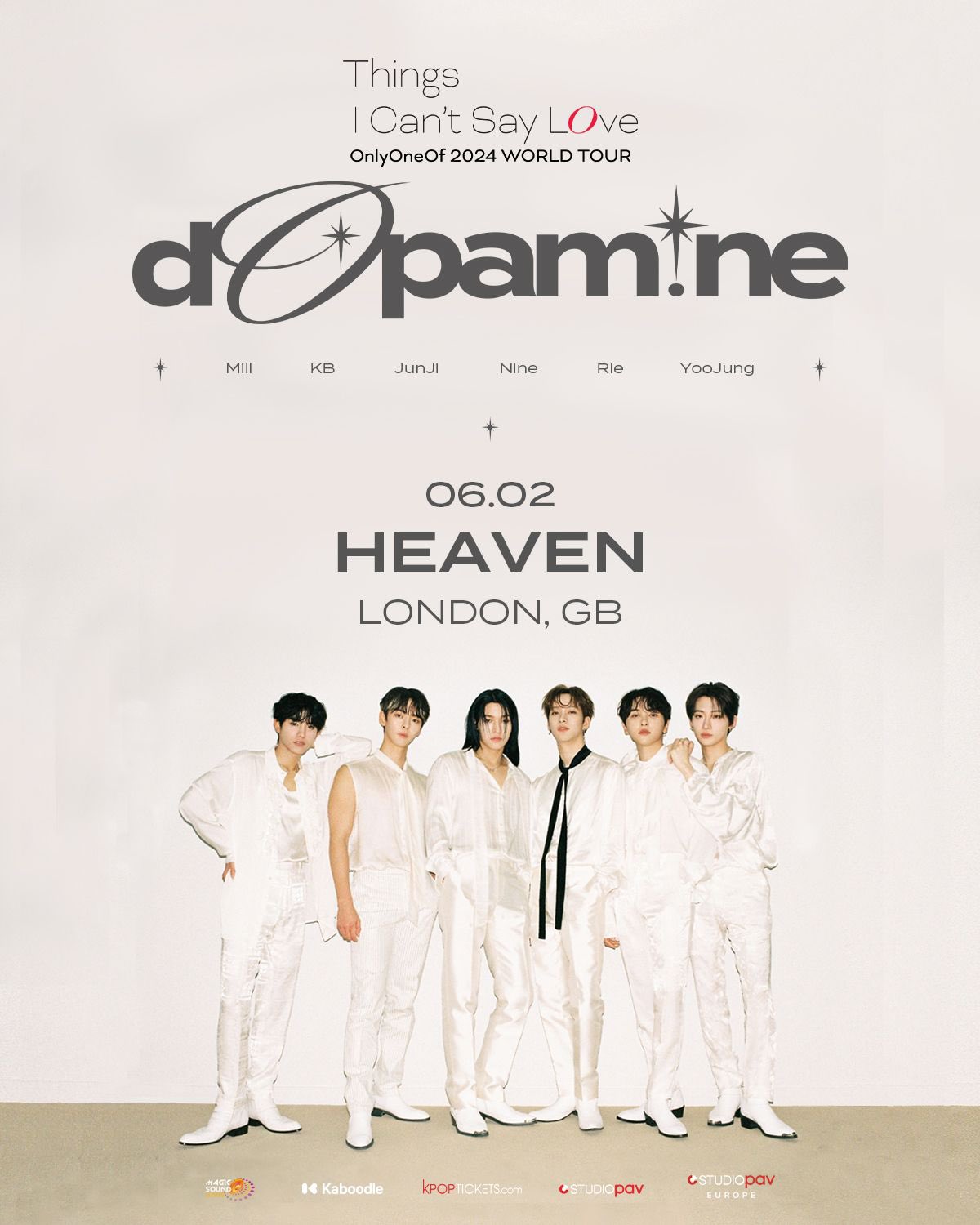 オンオブ OnlyOneOf ポスター OnlyOneOf Set to Enchant London at HEAVEN – DAVIDE K-POP